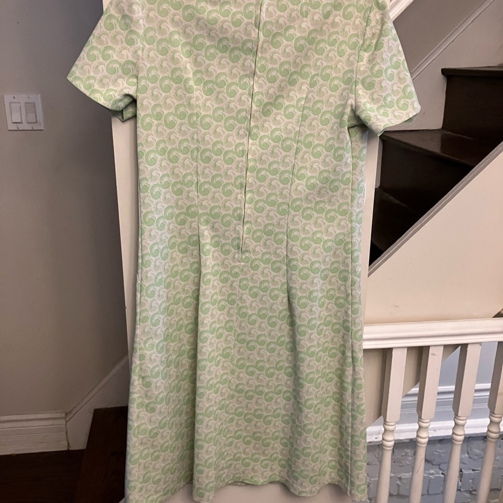 Chic Mint Patterned Mini Dress - Picture 6 of 7